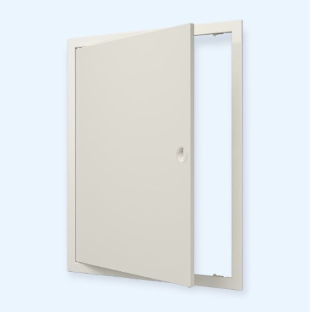 Л4050Р Ivory Люк ревизионный ЛР фланец 396х496  ручка 418х518 пластик Ivory EVECS